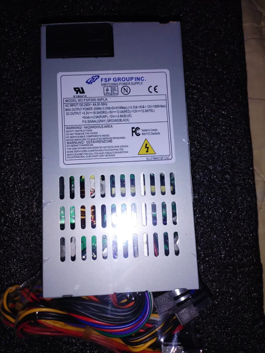 Фото к отзыву на Блок питания FSP FSP200-50PLA Flex 1U 200W