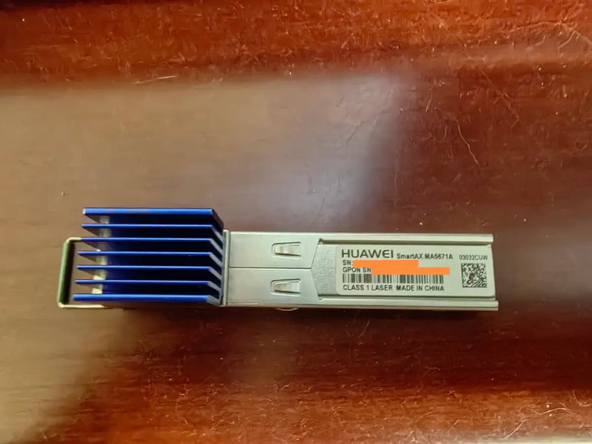 Фото к отзыву на Модуль Huawei MA5671A SFP Gpon