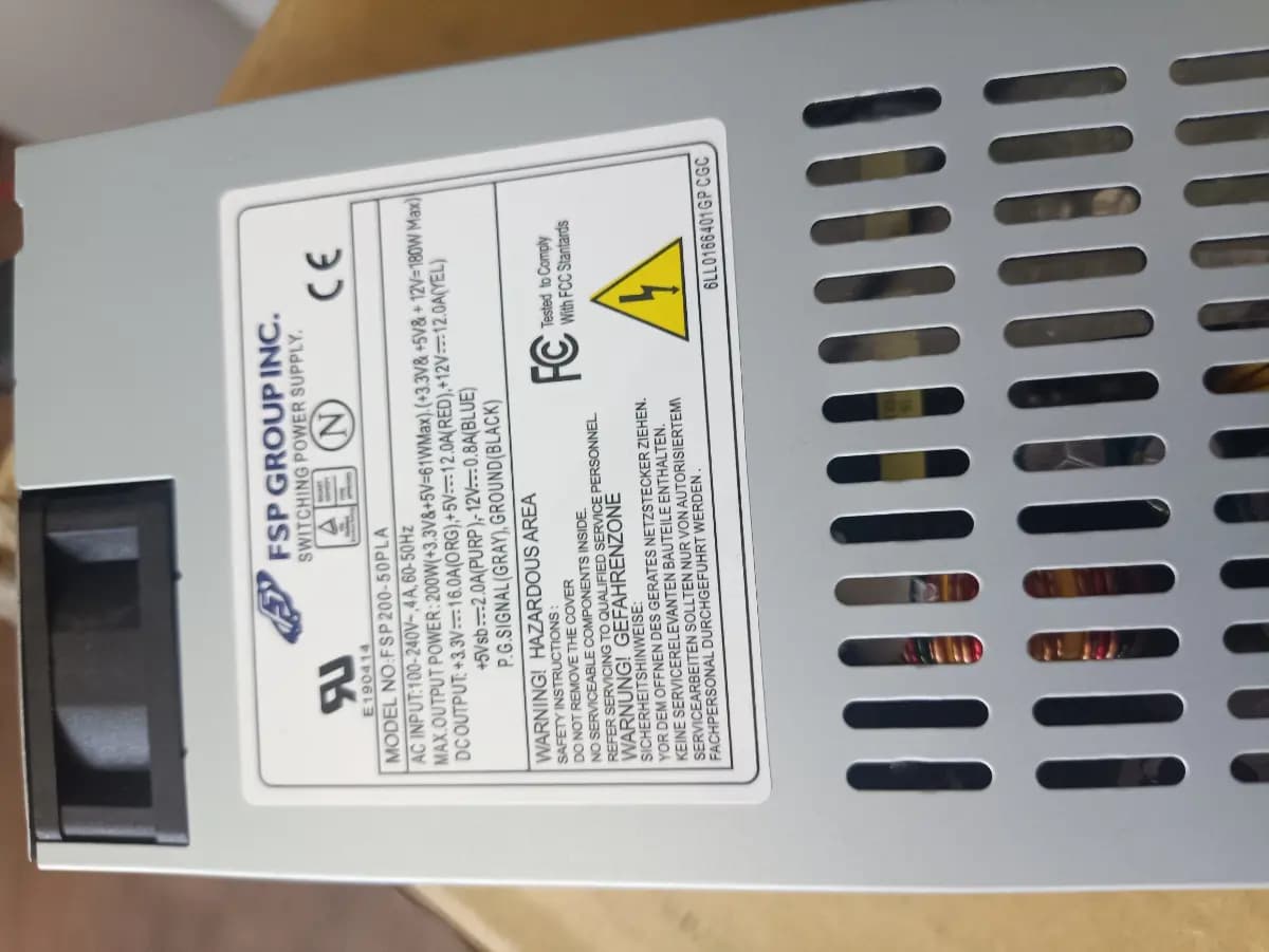 Фото к отзыву на Блок питания FSP FSP200-50PLA Flex 1U 200W