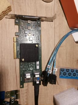 Фото отзыв Контроллер LSI 9205-8i, 2x SFF-8087