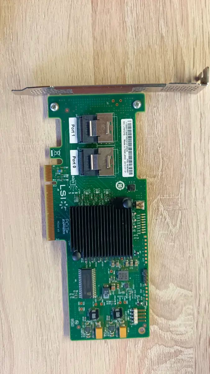 Фото к отзыву на Контроллер LSI 9220-8i, 2x SFF-8087