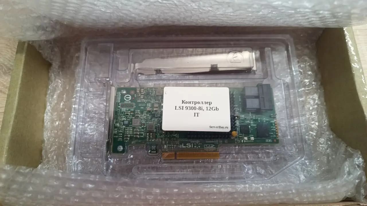 Фото к отзыву на Контроллер LSI 9300-8i, 12Gb