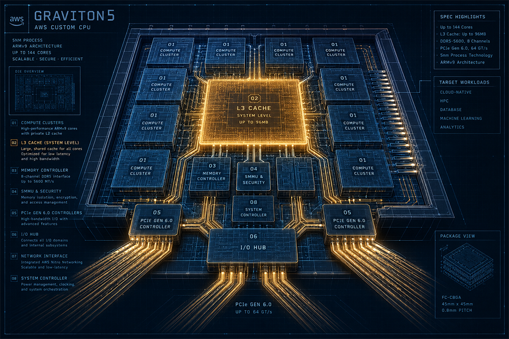 AWS Graviton5 и возвращение CPU в эпоху AI